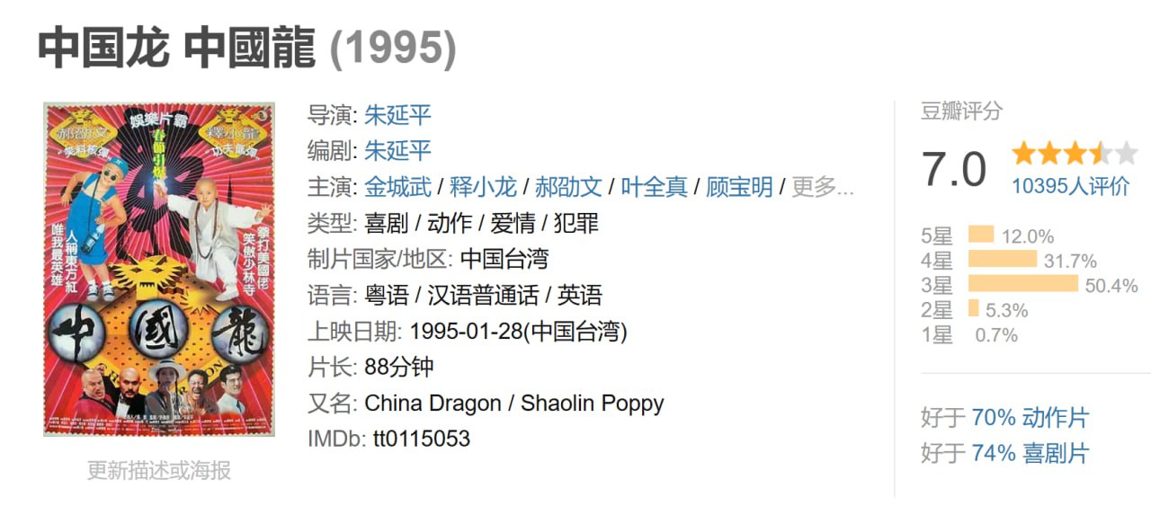 中国龙 中國龍 (1995) 1 photo 2025 04 07 21 24 02