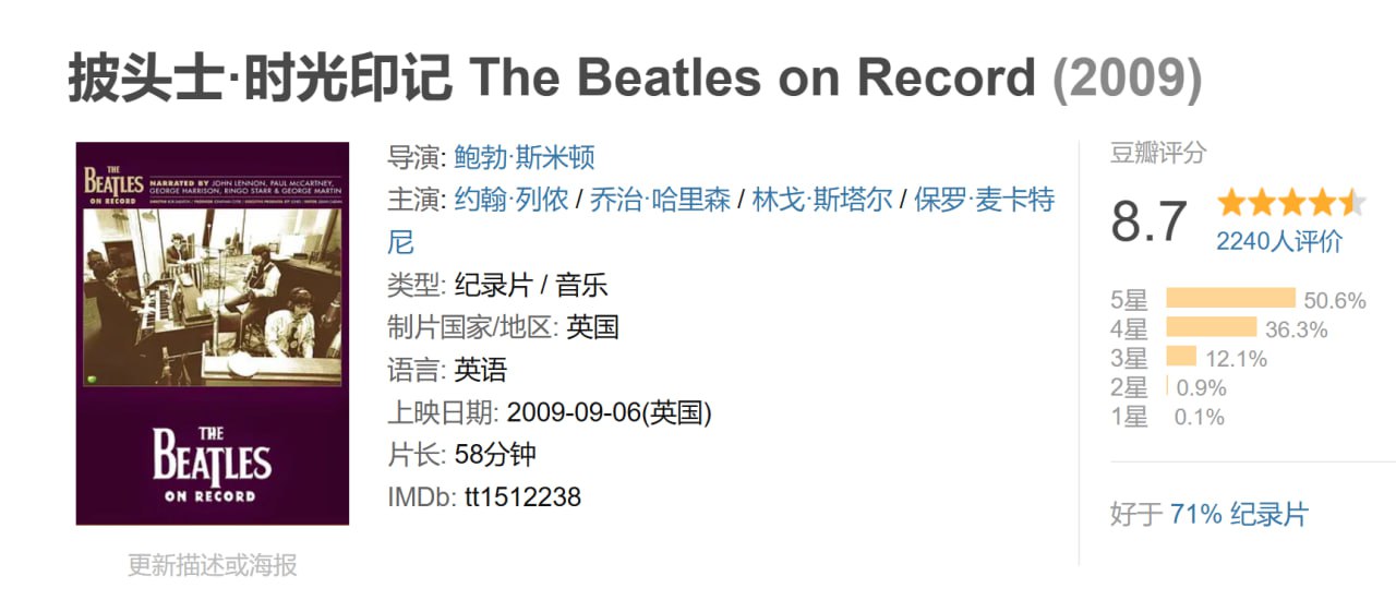 披头士·时光印记 The Beatles on Record (2009) 1 photo 2025 04 14 11 30 13