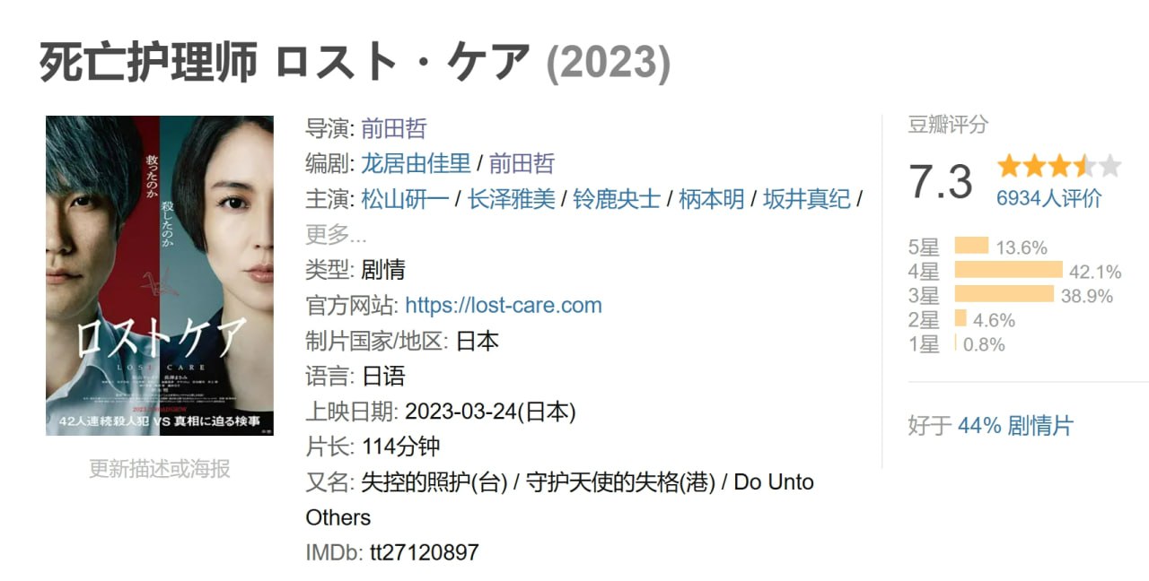 死亡护理师 ロスト・ケア (2023) 1 photo 2025 05 02 14 00 14