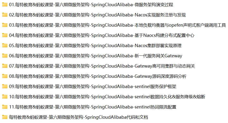 【每特教育】2020年每特教育蚂蚁课堂史上最全SpringCloudAlibaba 3 photo 2025 05 02 19 10 20