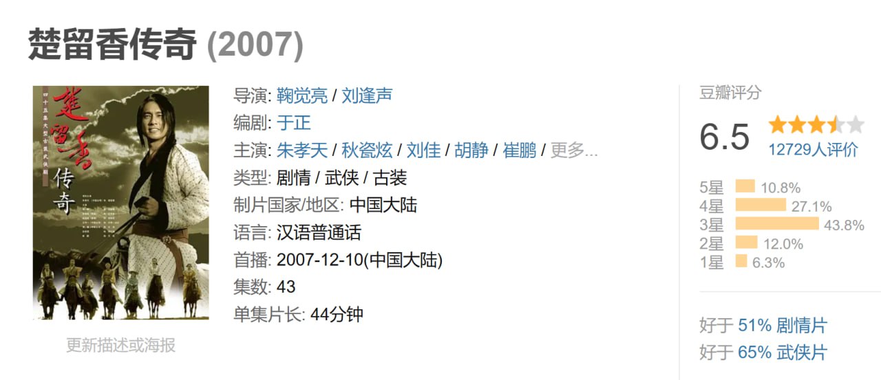 楚留香传奇 (2007) 1 photo 2025 05 06 09 40 04
