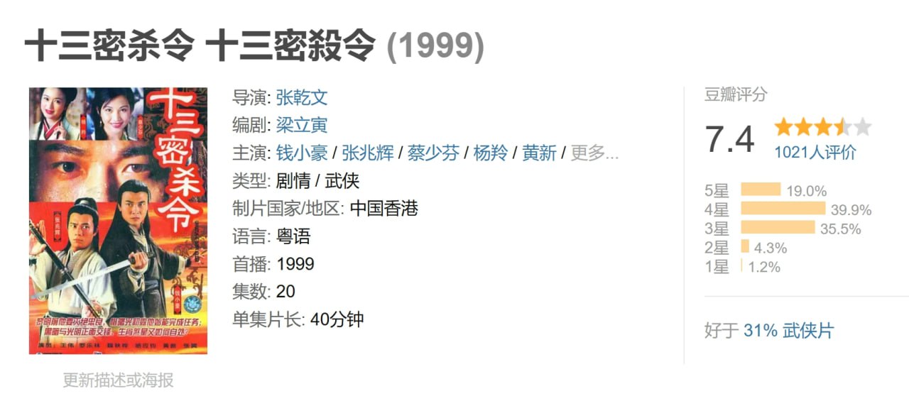 十三密杀令 十三密殺令 (1999) 3 photo 2025 05 06 18 40 10