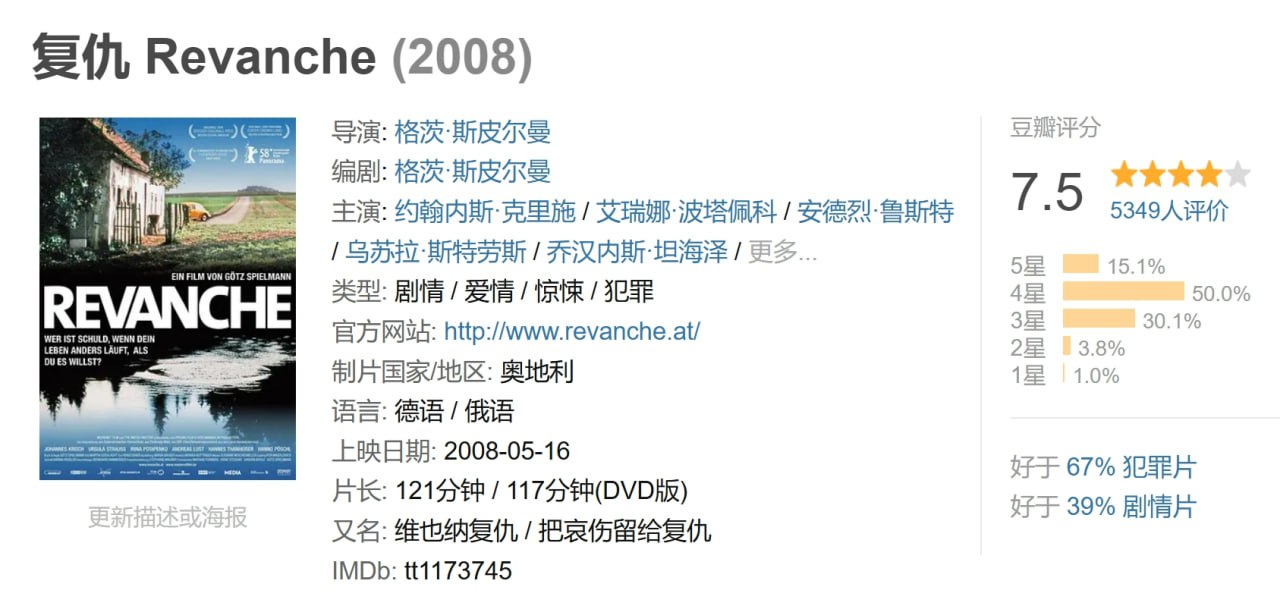 复仇 Revanche (2008) 1 photo 2025 05 07 09 10 20