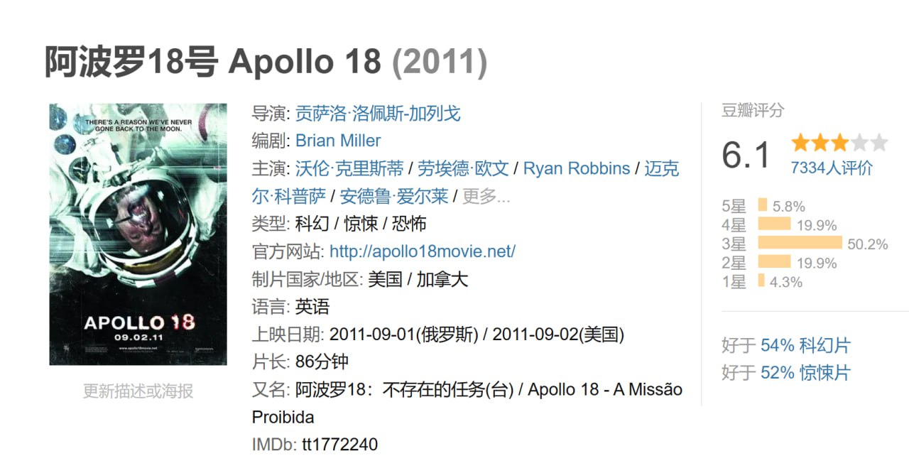 阿波罗18号 Apollo 18 (2011) 1 photo 2025 05 10 11 40 03