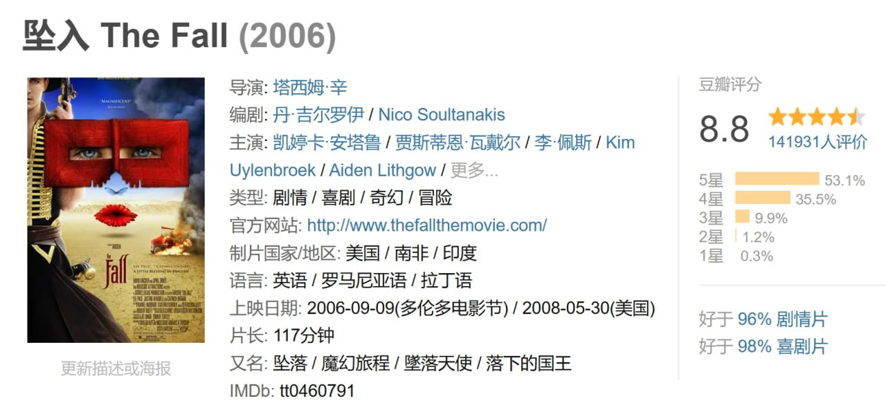 坠入 The Fall (2006) 1 photo 2025 05 10 22 10 14