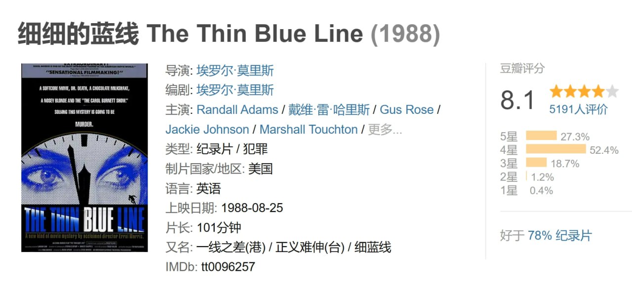 细细的蓝线 The Thin Blue Line (1988) 1 photo 2025 05 14 14 10 20