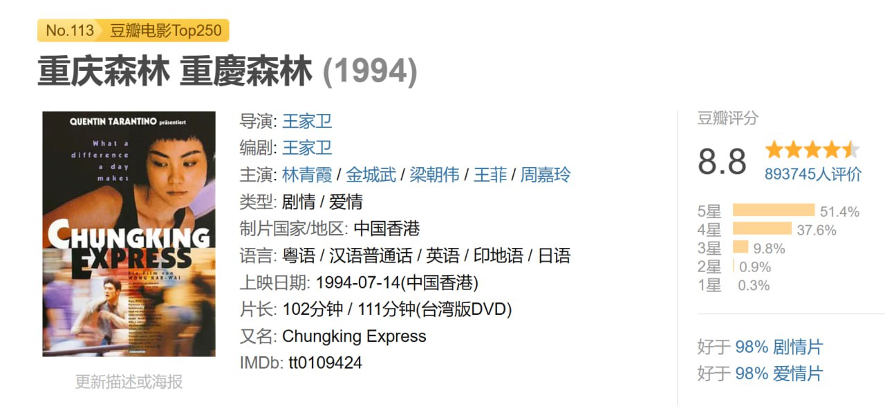 重庆森林 重慶森林 (1994) 1 photo 2025 05 16 20 10 05