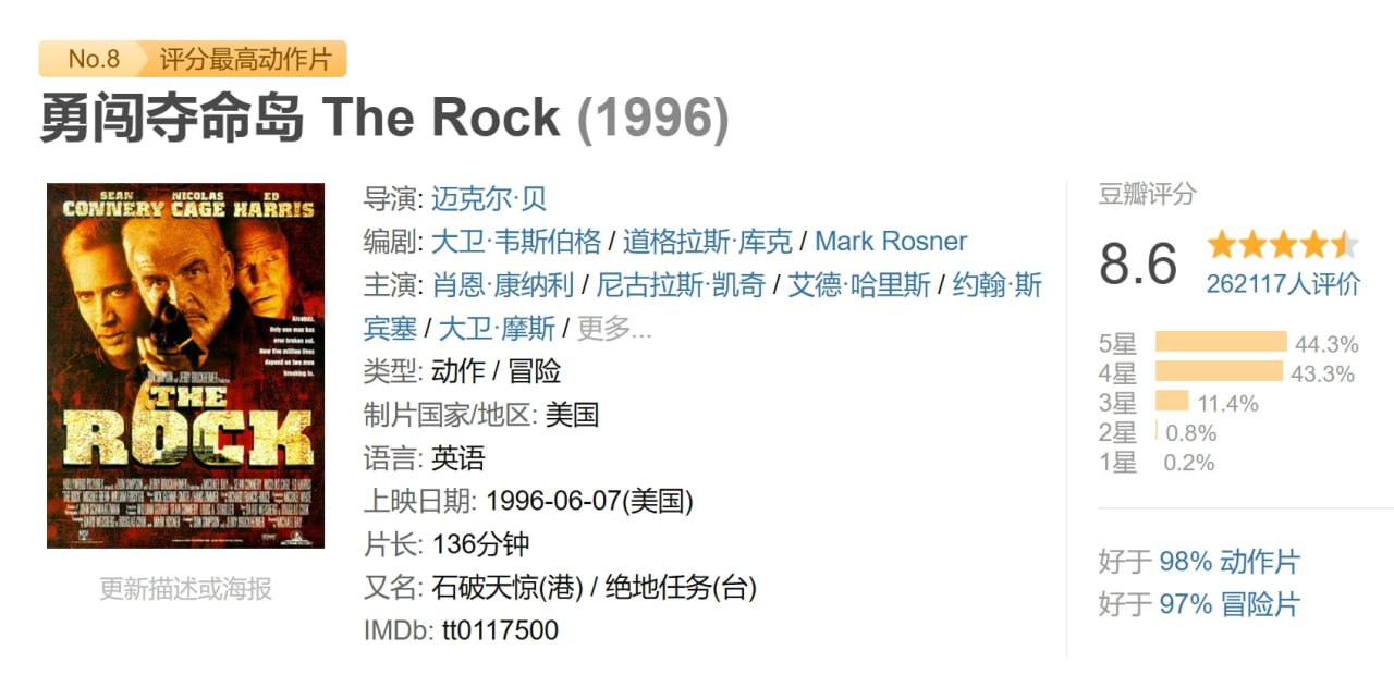 勇闯夺命岛 The Rock (1996) 1 photo 2025 05 18 20 50 21