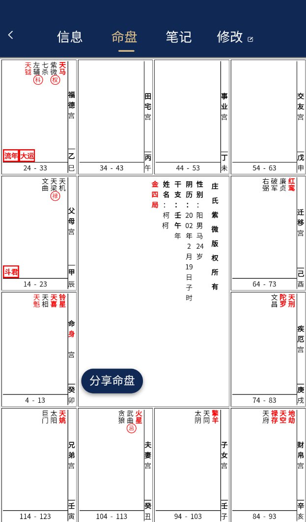 庄氏紫微完全免费无广的国学神器内置多种紫微斗数 1 photo 2025 05 19 22 10 02