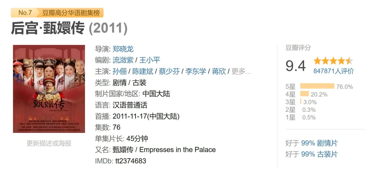后宫·甄嬛传 (2011) 1 photo 2025 05 20 19 00 19
