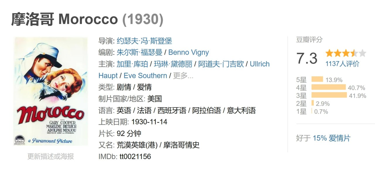 摩洛哥 Morocco (1930) 1 photo 2025 05 28 21 50 14