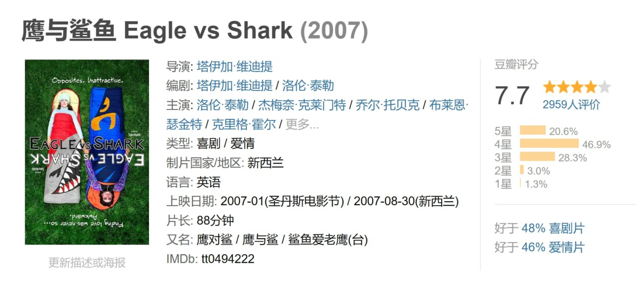 鹰与鲨鱼 Eagle vs Shark (2007) 1 photo 2025 06 08 20 40 05