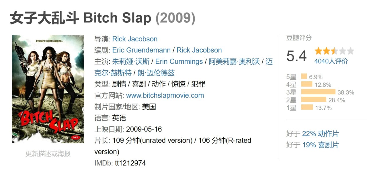 女子大乱斗 Bitch Slap (2009) 1 photo 2025 06 13 09 10 07