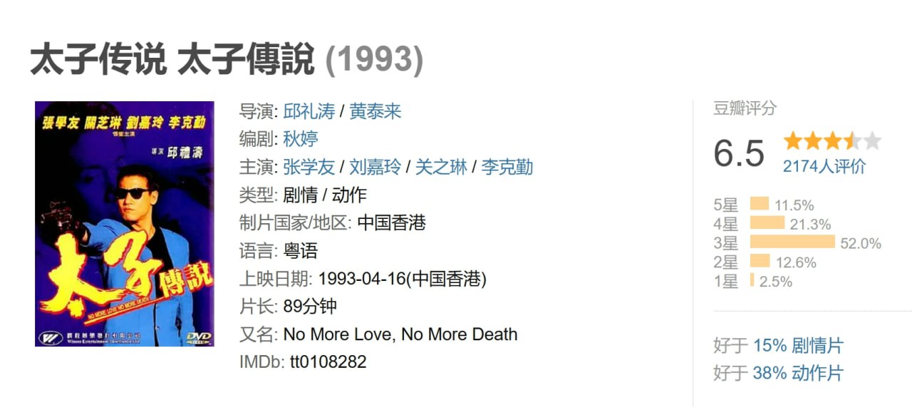 太子传说 太子傳說 (1993) 1 photo 2025 06 18 21 00 13