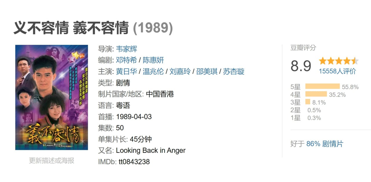 义不容情 義不容情 (1989) 1 photo 2025 07 05 15 00 13