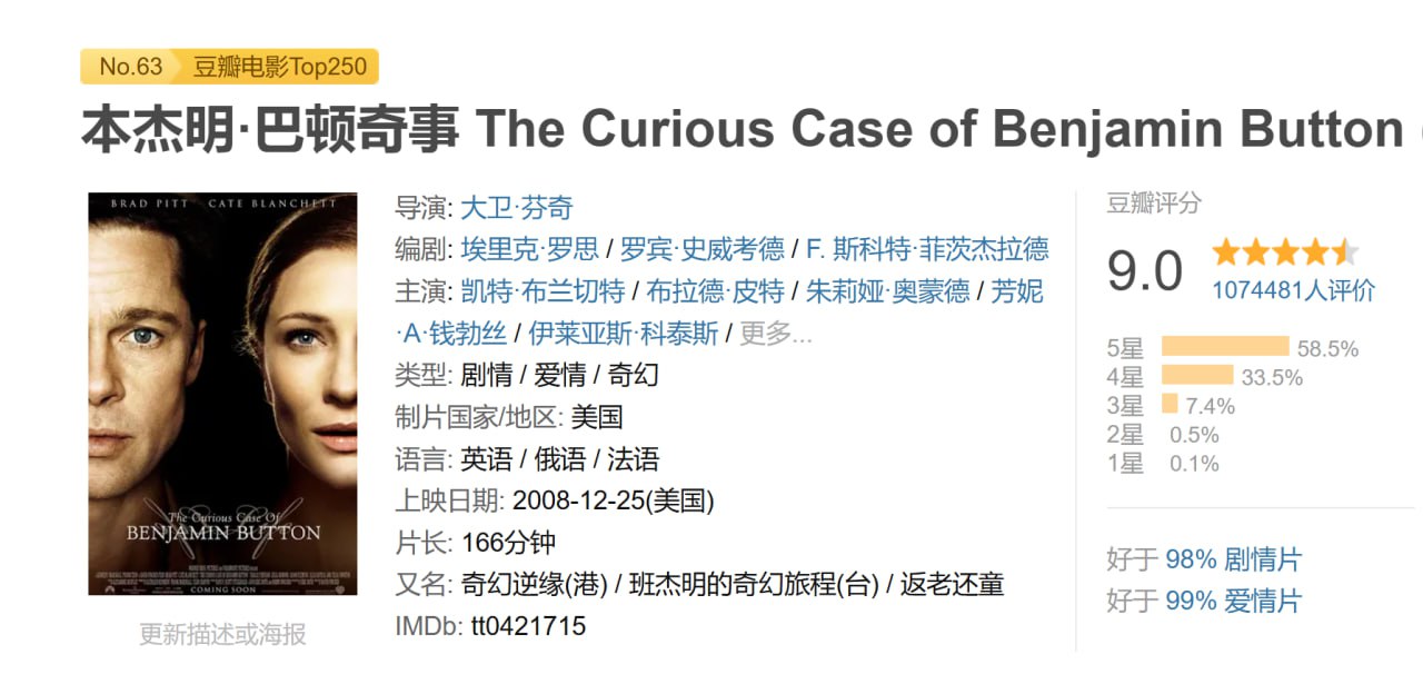 本杰明·巴顿奇事 The Curious Case of Benjamin Button (2008) 3 photo 2025 07 10 17 20 10