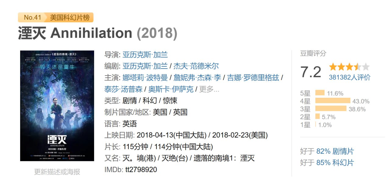 湮灭 Annihilation (2018) 1 photo 2025 07 13 20 20 06