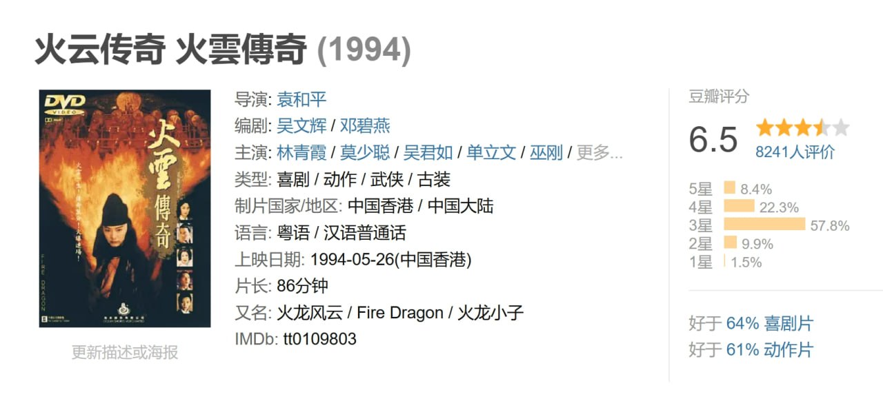 火云传奇 火雲傳奇 (1994) 1 photo 2025 07 23 18 00 19