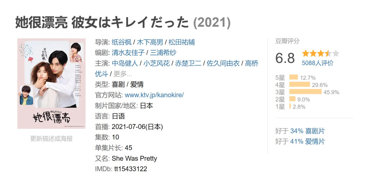 她很漂亮 彼女はキレイだった (2021) 1 photo 2025 07 28 19 00 16